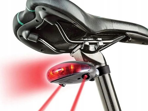 Verk 14498 Laserové zadné svetlo pre bicykel 5 LED
