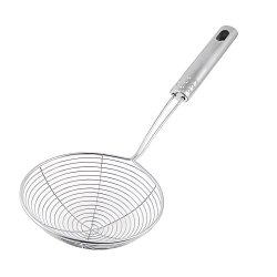 Pronett XJ5270 Kuchyňská naběračka na fritování, pěnu, 15 cm, nerez 
