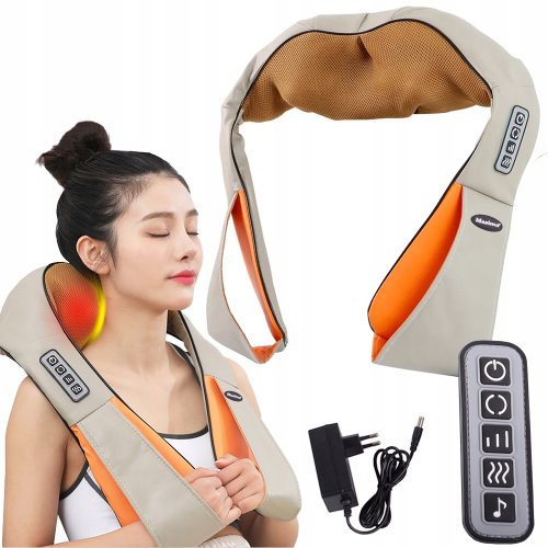 Verk 24451 Masážny golier SHIATSU s reproduktorom béžový