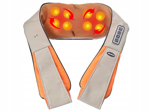 Verk 24451 Masážny golier SHIATSU s reproduktorom béžový