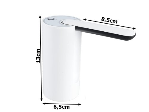 Verk 27203 Elektrické čerpadlo na vodnú fľašu USB biele