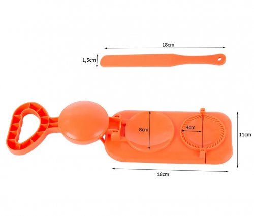 Verk 07222 Lis na pirohy 2 v 1 oranžový