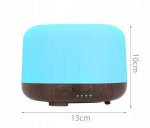 Pronett XJ4722 Aróma difuzér LED, 13 W, 300 ml, diaľkový ovládač, svetlo hnedý