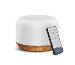 Pronett XJ4722 Aroma difuzér LED, 13 W, 300 ml, dalkový ovládač, světle hnědý