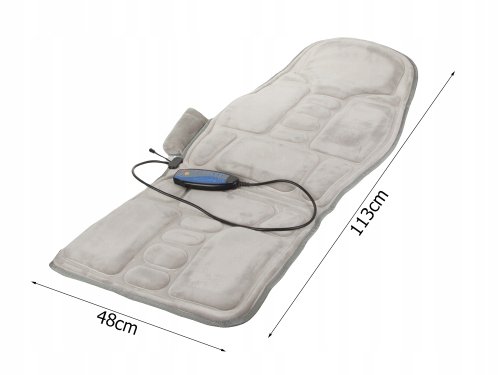 Vekr 24450 Masážní vyhřívaná podložka 113 x 48 cm šedá