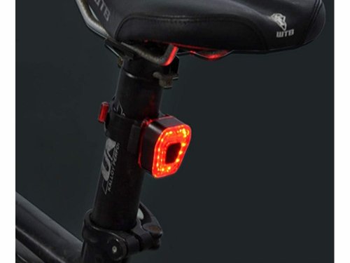 Verk 14494 Zadné svetlo na bicykel LED, IPX4 červené