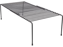 Verk 27225 Kuchynská polica s nastaviteľnou dĺžkou 32 - 55 cm, čierna