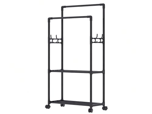 Verk 27258 Stojan na oděvy na kolečkách černý