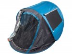 Verk 14529 Samorozkládací stan UV plážový 210 x 130 x 85 cm modrošedý