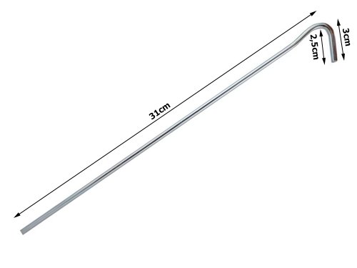 Verk 14534 Stanový kolík upevňovacia oceľ 31 cm, 10 ks