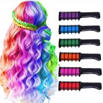 Foxter 2304 Hřeben s barevnými křídami na vlasy 10 barev