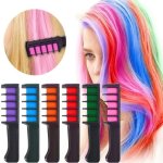 Foxter 2304 Hřeben s barevnými křídami na vlasy 10 barev