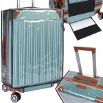 Trizand 23922 Obal na kufor L, 67 x 52 x 33 cm, priehľadný