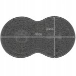 Purlov 24088 Podložka pod misku pro domácí mazlíčky 45 x 26 cm, šedá