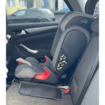 Xtrobb 24572 Ochrana sedadla pod autosedačku EKO kůže, 136,5 x 89 cm, černá