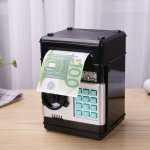 Kruzzel 23545 Dětská pokladnička trezor černá