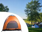 Verk 14536 Stan pro 2 osoby s moskytiérou, modrooranžová
