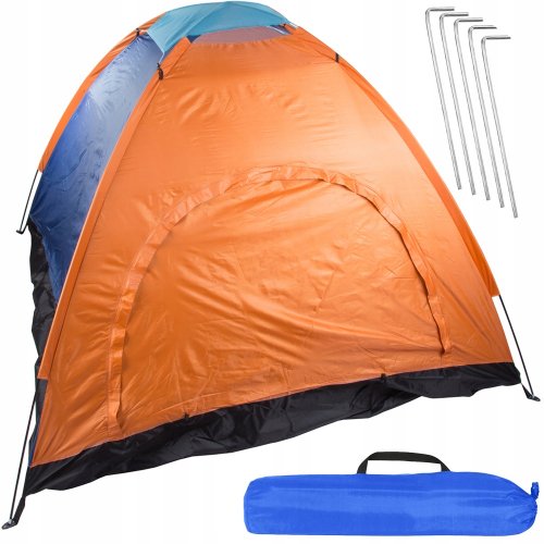 Verk 14536 Stan pro 2 osoby s moskytiérou, modrooranžová