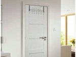 Verk 27217 Závěsný věšák na dveře 46 cm 7 háčků, bílá