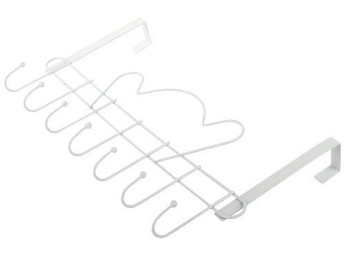 Verk 27217 Závěsný věšák na dveře 46 cm 7 háčků, bílá