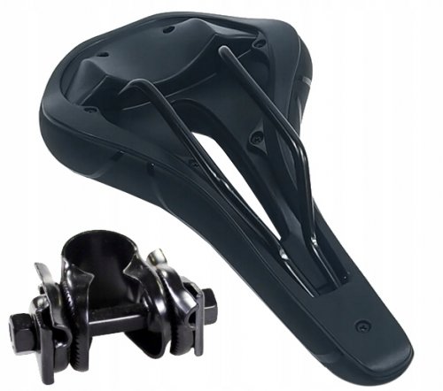 Verk 14508 Gélové sedlo na bicykel reflexná čiernomodrá