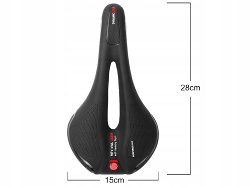 Verk 14508 Gélové sedlo na bicykel reflexná čiernomodrá
