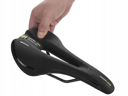 Verk 14508 Gelové sedlo na kolo reflexní černozelená