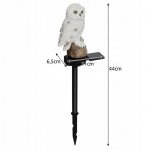 Gardlov 23847 Záhradná solárna lampa sova IP44, teplá biela