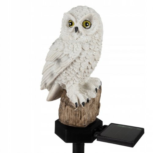 Gardlov 23847 Záhradná solárna lampa sova IP44, teplá biela
