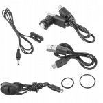 Trizand 23680 Voděodolné LED světlo na kolo USB, tachometr, el.zvonek 150db