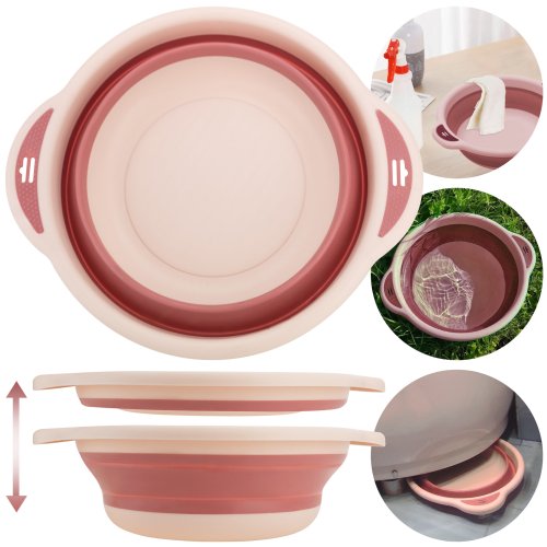 Vergionic 7824 Skládací miska 3 l, růžová