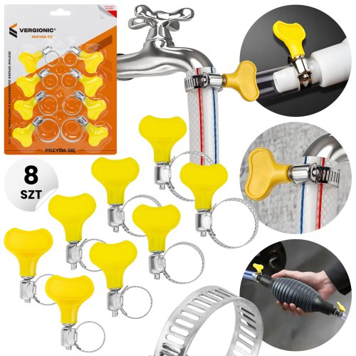 Vergionic 5029 Stahovací objímka s motýlkem 8 ks