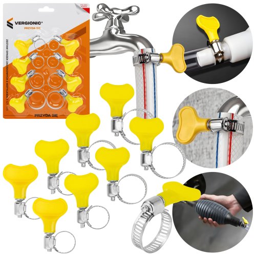 Vergionic 5029 Stahovací objímka s motýlkem 8 ks