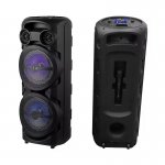 GGV 2804 Bluetooth reproduktor, LED podsvietenie, mikrofón, diaľkové ovládanie, 20 W, čierna