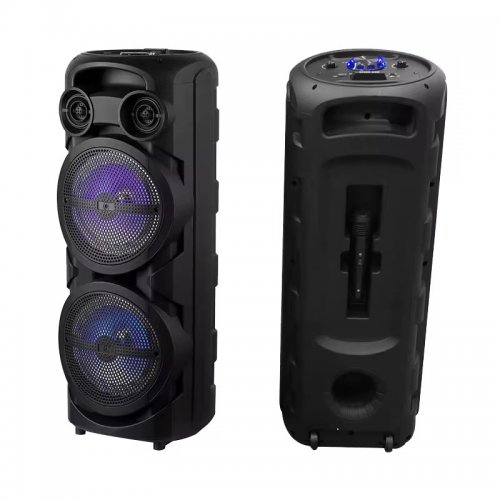 GGV 2804 Bluetooth reproduktor, LED podsvietenie, mikrofón, diaľkové ovládanie, 20 W, čierna