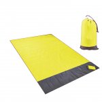 Pronett XJ4329 Magická podložka na pláž 210 x 200 cm khaki