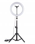 AFF 3276 Prstencová LED Lampa so statívom 220 cm, 80 W