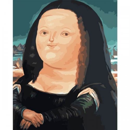 Master Sada na maľovanie Tučná Mona Lisa