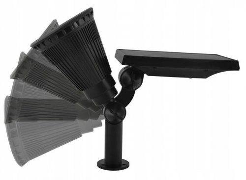 Gardlov 24002 Záhradný solárny 4 LED reflektor, IP65, 120 lm