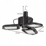 Trizand 23959 Kempingová solárna lampa s háčikom 6000K, 3000 lm, IPX4