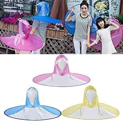 Pronett XJ5376 Pláštěnka na hlavu s kšiltem pro rybáře, modrá