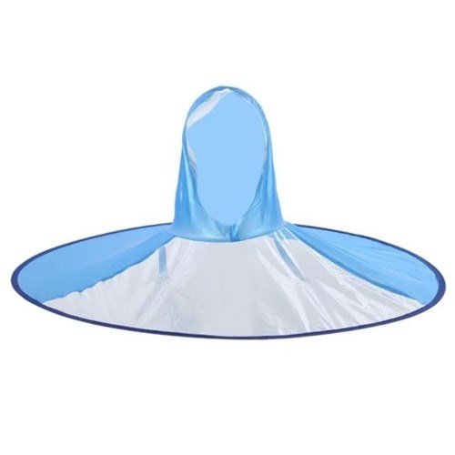 Pronett XJ5376 Pláštěnka na hlavu s kšiltem pro rybáře, modrá