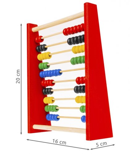 Kruzzel 23526 Dřevěné počítadlo