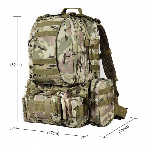 Foxter 0152 Vojenský batoh 60L zelený