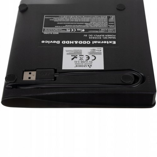 Izoxis 24351 Externí vypalovačka CD-R/DVD-ROM/RW