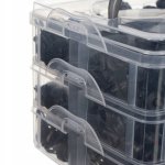 Xtrobb 24297 Sada plastových príchytiek autočalúnenia 620 ks