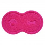 Nuxie Podložka pod misku pro domácí mazlíčky 46 x 25 cm červená