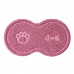 Nuxie Podložka pod misku pro domácí mazlíčky 46 x 25 cm červená