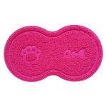 Nuxie Podložka pod misku pre domácich miláčikov 46 x 25 cm červená