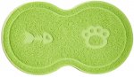 Nuxie Podložka pod misku pro domácí mazlíčky 46 x 25 cm červená
